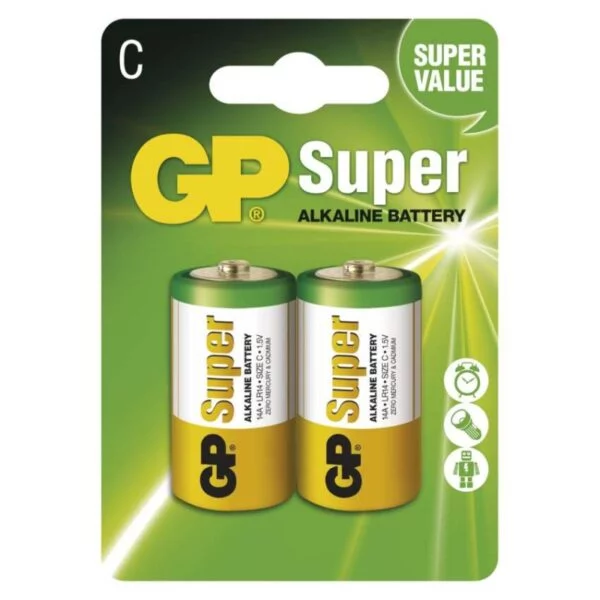 Alkalická baterie GP Super C (LR14)