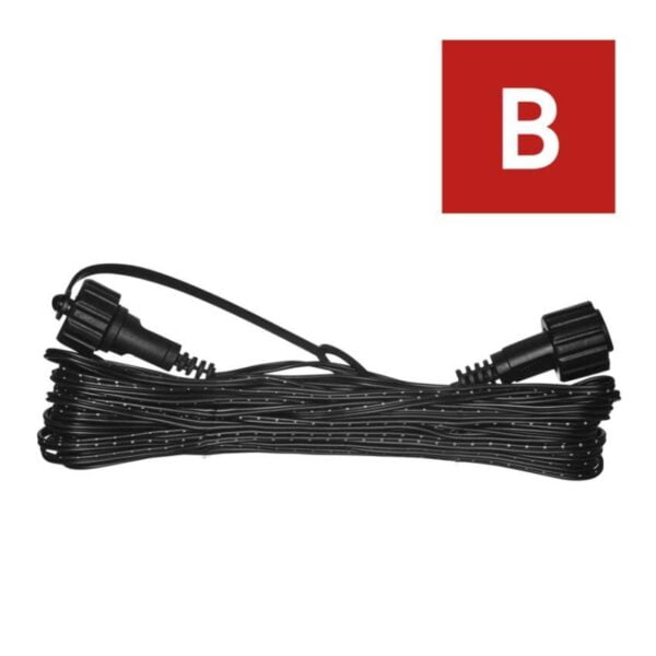 Prodlužovací kabel pro spojovací řetězy Standard černý