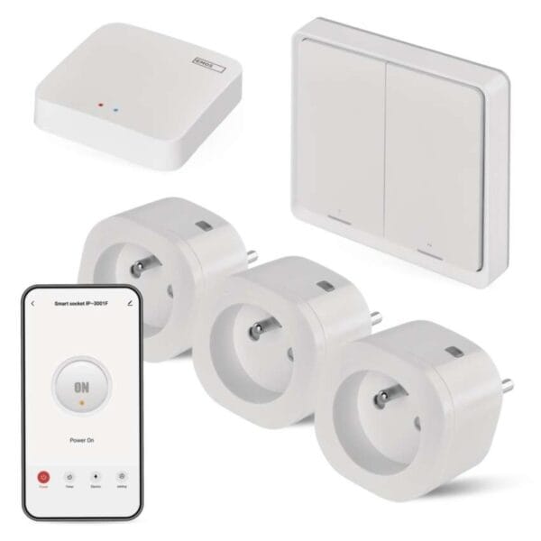 Sada GoSmart: 3x WiFi zásuvka IP-3001F