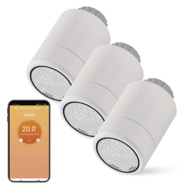 Sada GoSmart: 3x digitální termostatická hlavice P5630S ZigBee