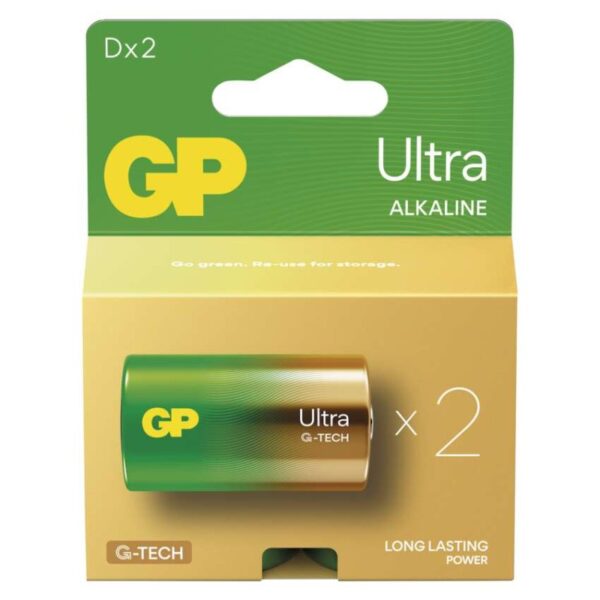 Alkalická baterie GP Ultra D (LR20)