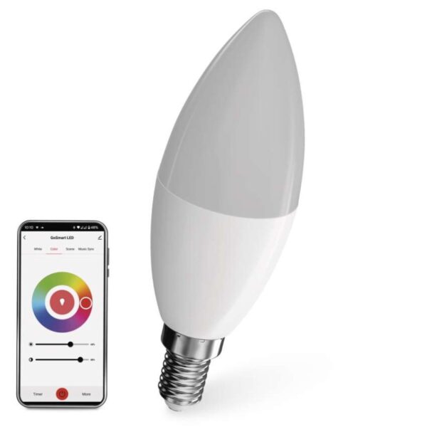 Chytrá LED žárovka GoSmart svíčka / E14 / 4