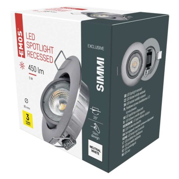 LED bodové svítidlo SIMMI 8 cm