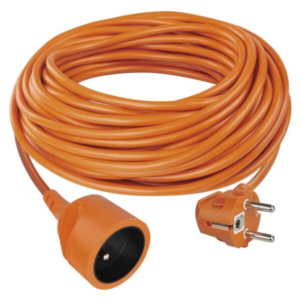 Prodlužovací kabel 30 m / 1 zásuvka / oranžový / PVC / 230 V / 1